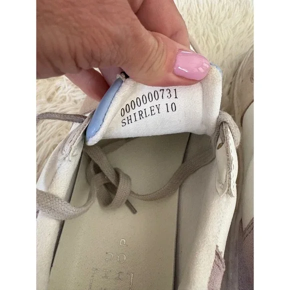 Shu Shop Platform Sneakers Size 10 Leather Suede‎ Colorblock Chunky Casual - Picture 8 of 8